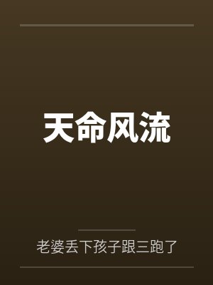 天命风流by老婆丢下孩子跟三跑了封面