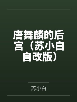 唐舞麟的后宫(苏小白自改版)百度云笔趣阁封面
