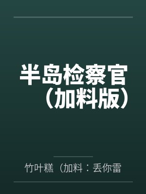 半岛检察官(加料版)封面